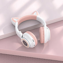 Заредете изображение във визуализатора на галерията – Borofone Headphones BO18 Cat Ear bluetooth white
