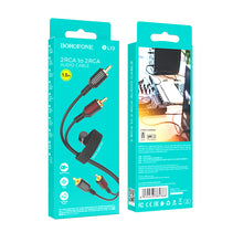 Заредете изображение във визуализатора на галерията – Borofone Cable BL13 - 2RCA to 2RCA - 1,5 metres black
