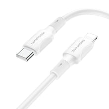 Заредете изображение във визуализатора на галерията – Borofone Cable BX80 Succeed - Type C to Lightning - PD 20W 1 metre white

