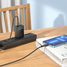 Заредете изображение във визуализатора на галерията – Borofone Cable BX80 Succeed - Type C to Lightning - PD 20W 1 metre black
