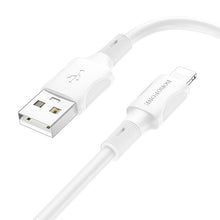 Заредете изображение във визуализатора на галерията – Borofone Cable BX80 Succeed - USB to Lightning - 2,4A 1 metre white
