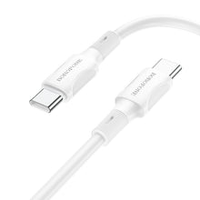 Заредете изображение във визуализатора на галерията – Borofone Cable BX80 Succeed - Type C to Type C - 60W 3A 1 metre white
