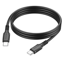 Заредете изображение във визуализатора на галерията – Borofone Cable BX80 Succeed - Type C to Type C - 60W 3A 1 metre black
