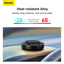 Заредете изображение във визуализатора на галерията – Baseus Car aroma diffuser stick-on base + 4 aroma pads (SUXUN-JS01) black
