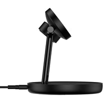 Заредете изображение във визуализатора на галерията – Baseus Swan Magnetic holder 3 in1 with induction charging 20W (WXTE000001) black
