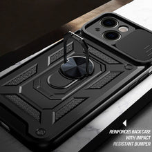 Заредете изображение във визуализатора на галерията – Slide Camera Armor Case for Xiaomi Redmi Note 11/Note 11S Black
