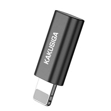 Заредете изображение във визуализатора на галерията – KAKU Adapter KSC-559 Chenxing - Micro USB to Lightning - black
