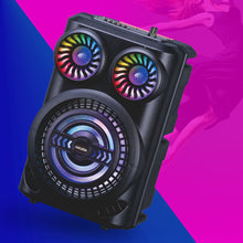 Заредете изображение във визуализатора на галерията – KAKU Portable Bluetooth Speaker KSC-672 Hongyin karaoke with microphone Black
