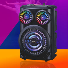 Заредете изображение във визуализатора на галерията – KAKU Portable Bluetooth Speaker KSC-672 Hongyin karaoke with microphone Black
