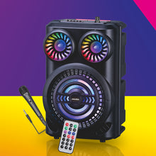 Заредете изображение във визуализатора на галерията – KAKU Portable Bluetooth Speaker KSC-672 Hongyin karaoke with microphone Black
