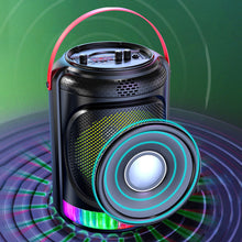 Заредете изображение във визуализатора на галерията – KAKU Portable Bluetooth Speaker KSC-701 Xuanguang karaoke with microphone black
