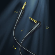 Заредете изображение във визуализатора на галерията – KAKU Cable KSC-521 Meile - jack 3,5mm to jack 3,5mm - 1 metre black
