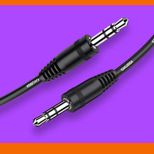 Заредете изображение във визуализатора на галерията – KAKU Cable KSC-451 Nuoyan - jack 3,5mm to jack 3,5mm - 2 metres black
