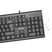 Заредете изображение във визуализатора на галерията – KAKU Wired keyboard KSC-359 Aobo black
