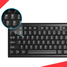 Заредете изображение във визуализатора на галерията – KAKU Wired keyboard KSC-359 Aobo black

