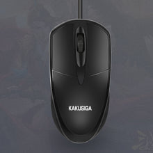 Заредете изображение във визуализатора на галерията – KAKU Wired computer mouse KSC-355 Yuantu optical 1500DPI black
