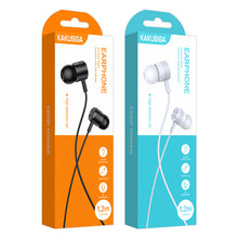 Заредете изображение във визуализатора на галерията – KAKU Earphones KSC-665 Shengya with microphone white
