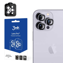 Заредете изображение във визуализатора на галерията – Hybrid Tempered Glass for camera 3MK Lens Protection Pro for Iphone 14 Pro/14 Pro Max purple
