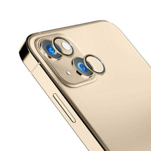 Заредете изображение във визуализатора на галерията – Hybrid Tempered Glass for camera 3MK Lens Protection Pro for Iphone 14 gold
