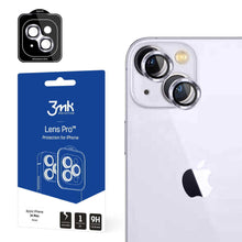 Заредете изображение във визуализатора на галерията – Hybrid Tempered Glass for camera 3MK Lens Protection Pro for Iphone 14 purple
