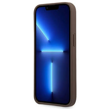 Заредете изображение във визуализатора на галерията – Original Case GUESS 4G Big Metal Logo GUHCP14X4GMGBR for Iphone 14 Pro Max brown

