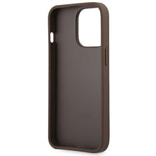 Заредете изображение във визуализатора на галерията – Original Case GUESS 4G Big Metal Logo GUHCP14X4GMGBR for Iphone 14 Pro Max brown
