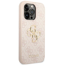 Заредете изображение във визуализатора на галерията – Original Case GUESS 4G Big Metal Logo GUHCP14X4GMGPI for Iphone 14 Pro Max pink
