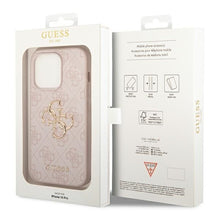 Заредете изображение във визуализатора на галерията – Original Case GUESS 4G Big Metal Logo GUHCP14X4GMGPI for Iphone 14 Pro Max pink
