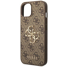Заредете изображение във визуализатора на галерията – Original Case GUESS 4G Big Metal Logo GUHCP14M4GMGBR for Iphone 14 Plus brown
