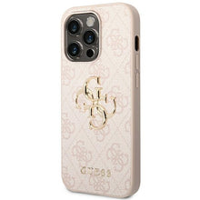 Заредете изображение във визуализатора на галерията – Original Case GUESS 4G Big Metal Logo GUHCP14L4GMGPI for Iphone 14 Pro pink
