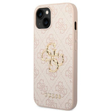 Заредете изображение във визуализатора на галерията – Original Case GUESS 4G Big Metal Logo GUHCP14M4GMGPI for Iphone 14 Plus pink
