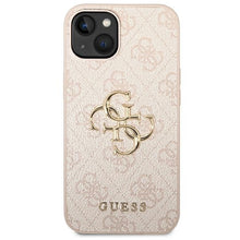 Заредете изображение във визуализатора на галерията – Original Case GUESS 4G Big Metal Logo GUHCP14M4GMGPI for Iphone 14 Plus pink
