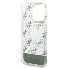 Заредете изображение във визуализатора на галерията – Original Case GUESS 4G Pattern Script GUHCP14XHG4MHA for Iphone 14 Pro Max khaki
