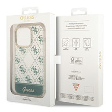 Заредете изображение във визуализатора на галерията – Original Case GUESS 4G Pattern Script GUHCP14XHG4MHA for Iphone 14 Pro Max khaki

