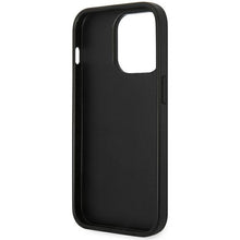 Заредете изображение във визуализатора на галерията – Original KARL LAGERFELD Case Saffiano Choupette Head Patch KLHCP14LSAPCHK for Iphone 14 Pro black
