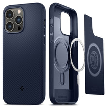 Заредете изображение във визуализатора на галерията – Case SPIGEN Mag Armor ACS04845 for Iphone 14 Pro Max - Navy Blue
