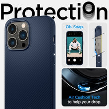 Заредете изображение във визуализатора на галерията – Case SPIGEN Mag Armor ACS04845 for Iphone 14 Pro Max - Navy Blue
