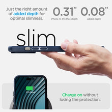 Заредете изображение във визуализатора на галерията – Case SPIGEN Mag Armor ACS04845 for Iphone 14 Pro Max - Navy Blue
