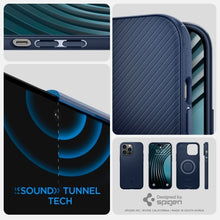 Заредете изображение във визуализатора на галерията – Case SPIGEN Mag Armor ACS04845 for Iphone 14 Pro Max - Navy Blue
