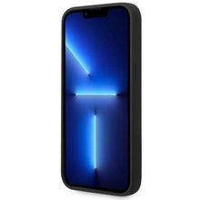 Заредете изображение във визуализатора на галерията – Original Case BMW Hardcase Silicone Metal Logo BMHCP14MSILBK for Iphone 14 Plus Black
