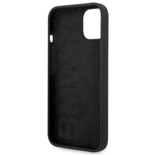 Заредете изображение във визуализатора на галерията – Original Case BMW Hardcase Silicone Metal Logo BMHCP14SSILBK for Iphone 14 Black
