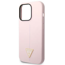 Заредете изображение във визуализатора на галерията – Original Case GUESS Silicone Triangle GUHCP14LSLTGU for Iphone 14 Pro purple
