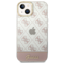Заредете изображение във визуализатора на галерията – Original Case GUESS 4G Pattern Script GUHCP14SHG4MHP for Iphone 14 pink
