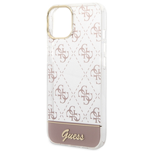Заредете изображение във визуализатора на галерията – Original Case GUESS 4G Pattern Script GUHCP14SHG4MHP for Iphone 14 pink

