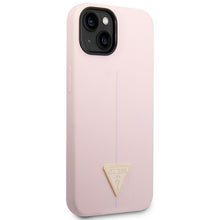 Заредете изображение във визуализатора на галерията – Original Case GUESS Silicone Triangle GUHCP14SSLTGU for Iphone 14 purple
