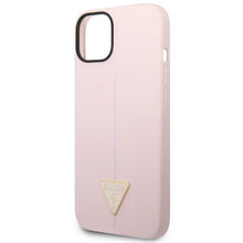 Заредете изображение във визуализатора на галерията – Original Case GUESS Silicone Triangle GUHCP14SSLTGU for Iphone 14 purple
