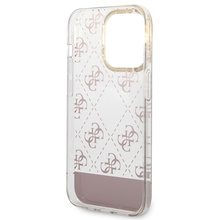 Заредете изображение във визуализатора на галерията – Original Case GUESS 4G Pattern Script GUHCP14XHG4MHP for Iphone 14 Pro Max pink
