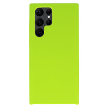 Заредете изображение във визуализатора на галерията – Vennus Case Silicone Lite for Samsung Galaxy S22 Ultra light green
