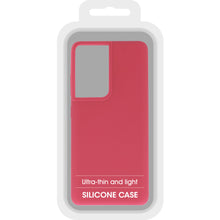 Заредете изображение във визуализатора на галерията – Vennus Case Silicone Lite for Samsung Galaxy S21 Ultra fuchsia
