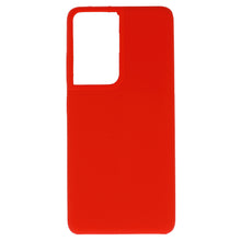 Заредете изображение във визуализатора на галерията – Vennus Case Silicone Lite for Samsung Galaxy S21 Ultra red
